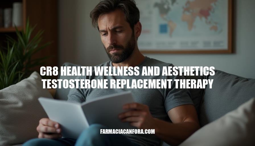 Cr8 Health Wellness and Aesthetics Testosterone Replacement Therapy Benefits