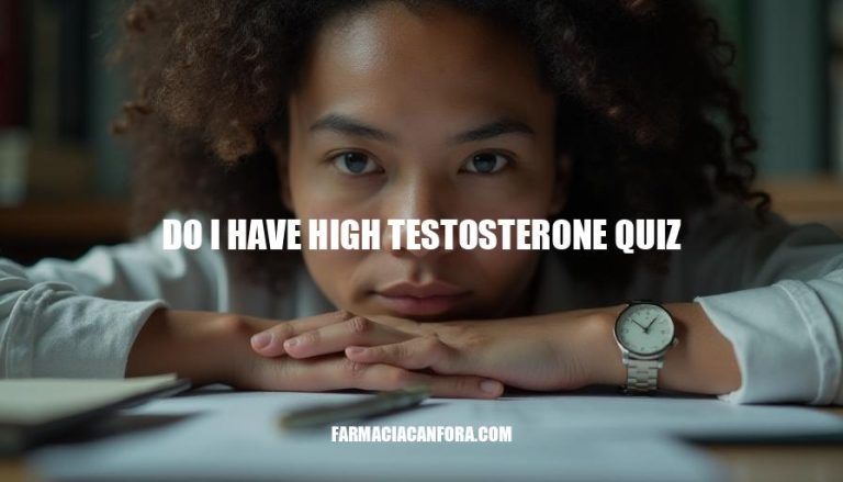 Do I Have High Testosterone Quiz: Understanding Your Hormone Levels