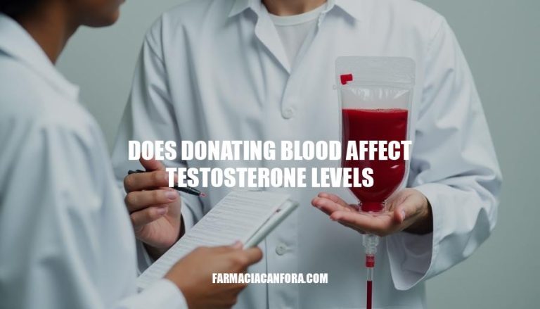 Does Donating Blood Affect Testosterone Levels?