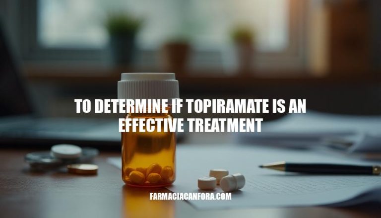 Evaluating Topiramate as a Treatment Option