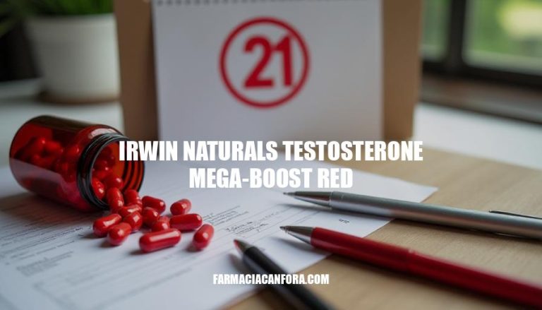 Irwin Naturals Testosterone Mega-Boost Red Review and Benefits