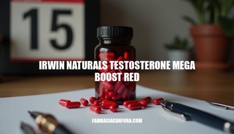 Irwin Naturals Testosterone Mega Boost Red Review and Benefits