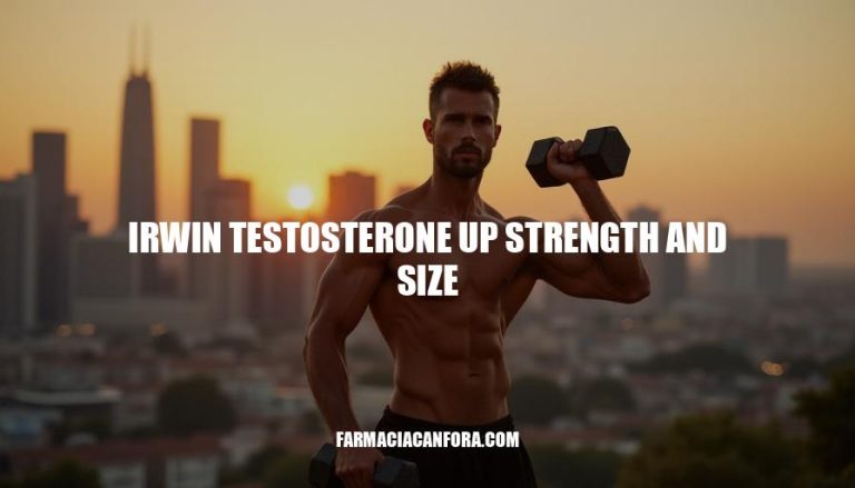 Irwin Testosterone Boost: Unlock Up Strength and Size