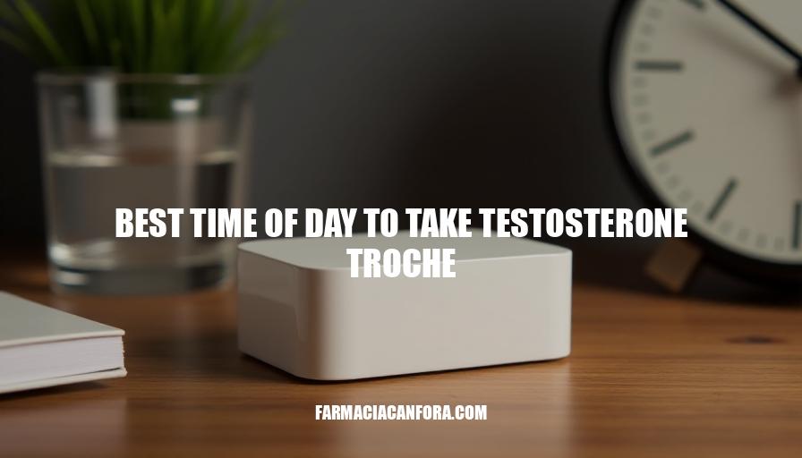 Optimal Time to Take Testosterone Troches for Maximum Benefits