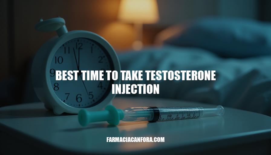 Optimal Timing for Testosterone Injections