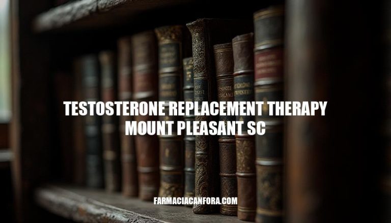 Testosterone Replacement Therapy Mount Pleasant SC | Expert Guidance