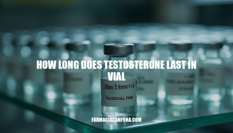 Testosterone Vial Shelf Life: How Long Does It Last?