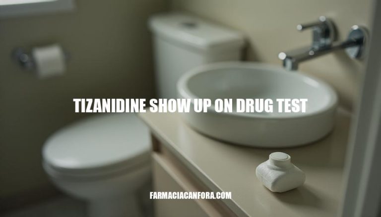 Tizanidine Show Up On Drug Test: What You Need to Know