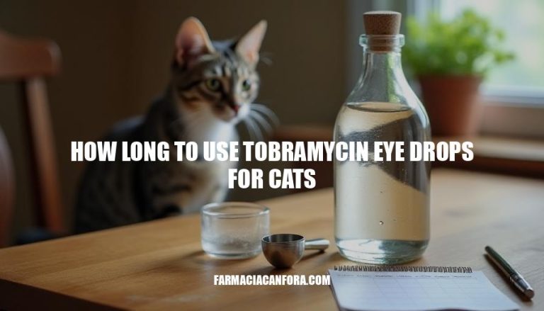 Tobramycin Eye Drops for Cats: How Long to Use Them Safely