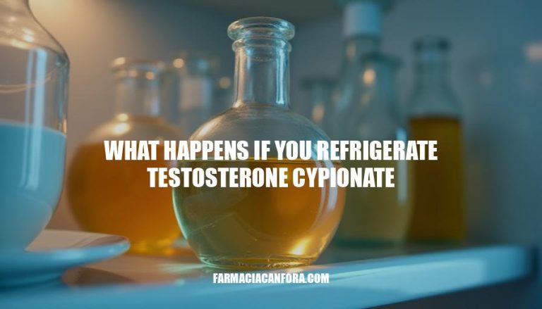 What Happens If You Refrigerate Testosterone Cypionate?