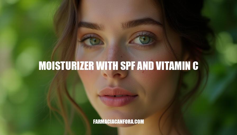 Benefits of Moisturizer with SPF and Vitamin C for Glowing Skin