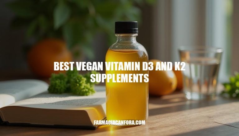 Best Vegan Vitamin D3 and K2 Supplements for Optimal Health