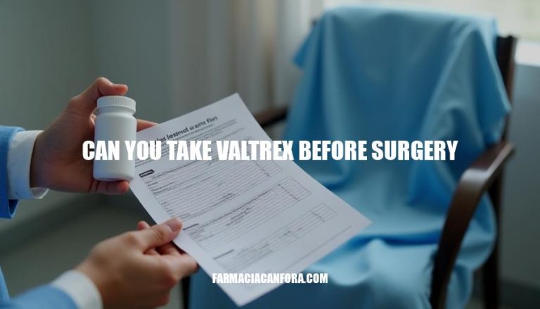 Can You Take Valtrex Before Surgery? Guidelines & Considerations