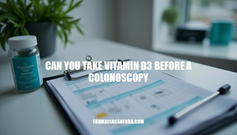 Can You Take Vitamin D3 Before a Colonoscopy? Safety and Guidelines Explained
