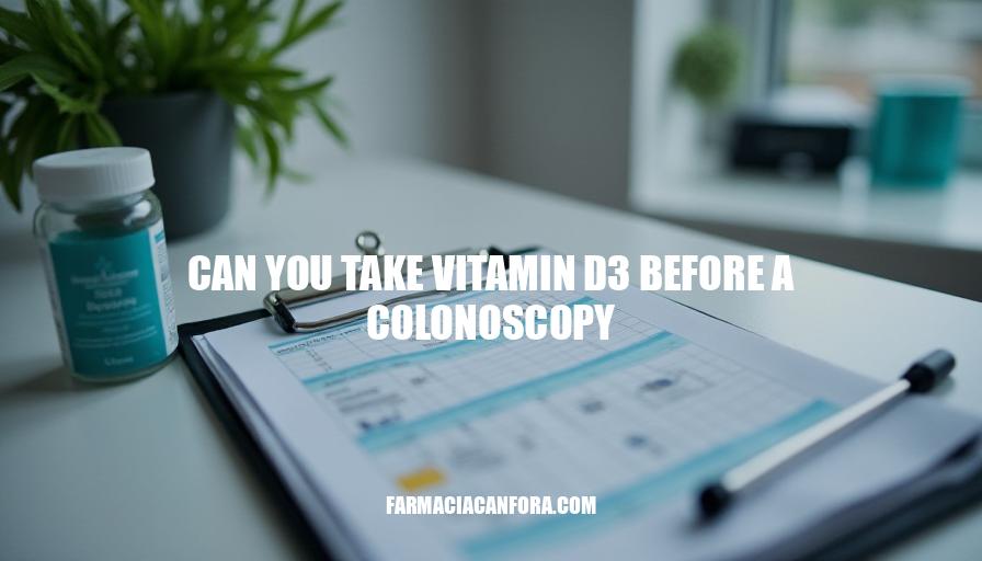 Can You Take Vitamin D3 Before a Colonoscopy? Safety and Guidelines Explained