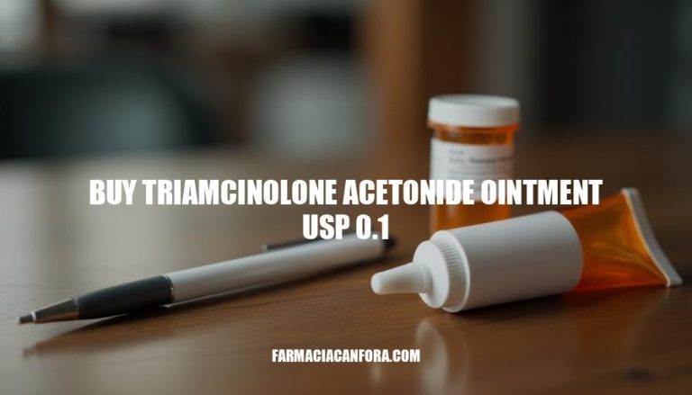 How to Buy Triamcinolone Acetonide Ointment USP 0.1 - Prescription Medication