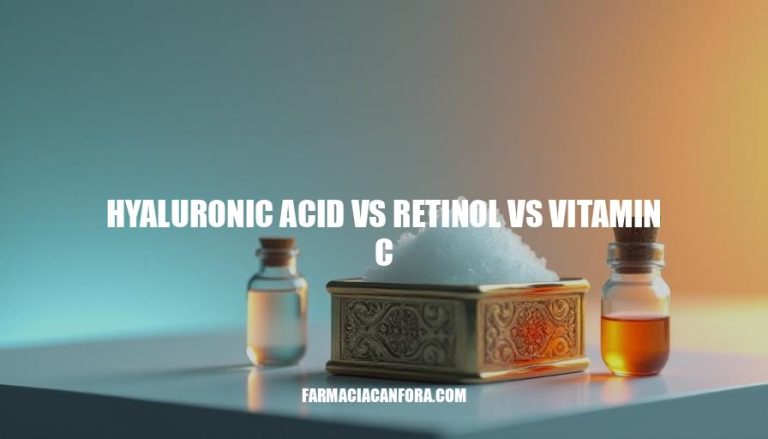 Hyaluronic Acid vs Retinol vs Vitamin C: Ultimate Skincare Guide