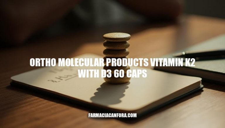 Ortho Molecular Products Vitamin K2 with D3 60 Caps Review
