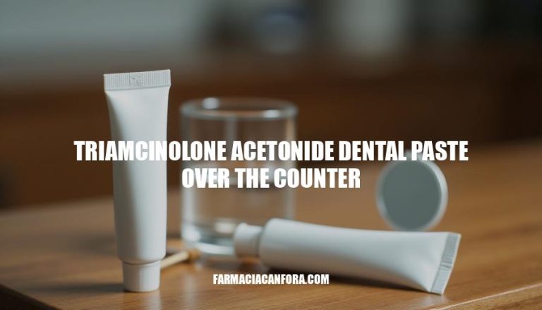 Triamcinolone Acetonide Dental Paste Over The Counter - Relief for Mouth Sores and Discomfort