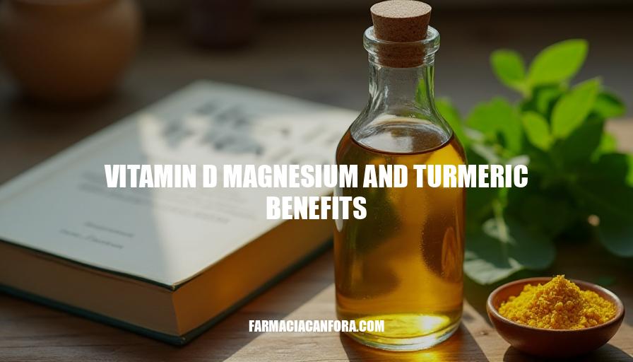 Unlocking Vitamin D, Magnesium, and Turmeric Benefits for Optimal Health