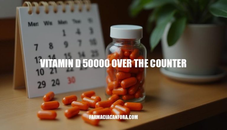 Vitamin D 50,000 IU Over the Counter Supplements