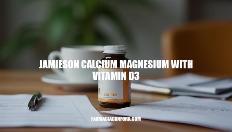 Jamieson Calcium Magnesium with Vitamin D3 Supplement Benefits and Reviews