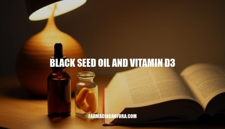 Unlocking the Power of Black Seed Oil and Vitamin D3 for Optimal Health