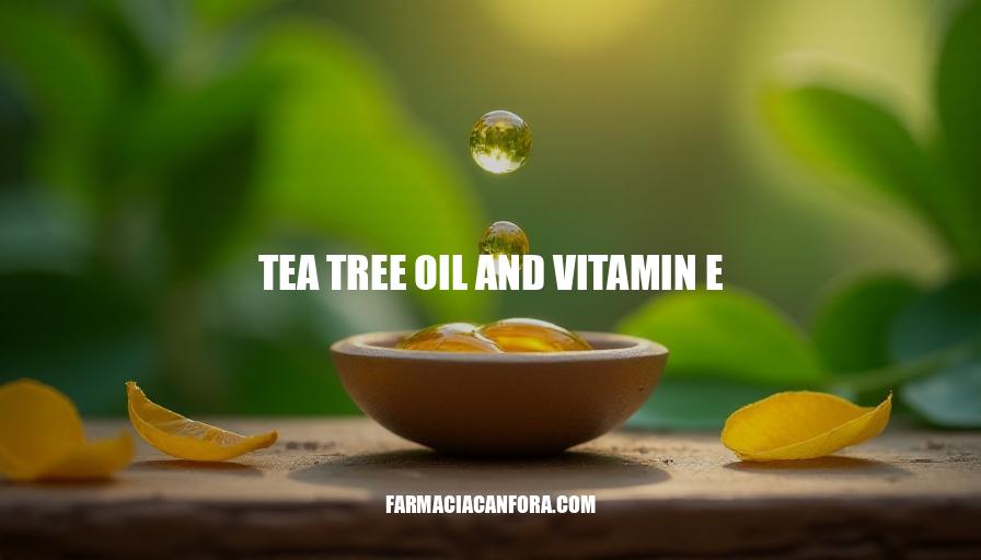 Unlocking the Power of Tea Tree Oil and Vitamin E for Glowing Skin