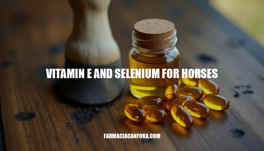 Vitamin E and Selenium for Horses: Essential Nutrients for Optimal Equine Health