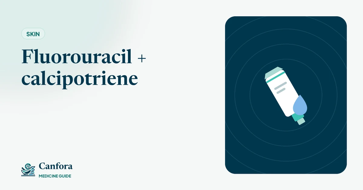 Illustration: Fluorouracil + calcipotriene – Canfora Medicine Guide